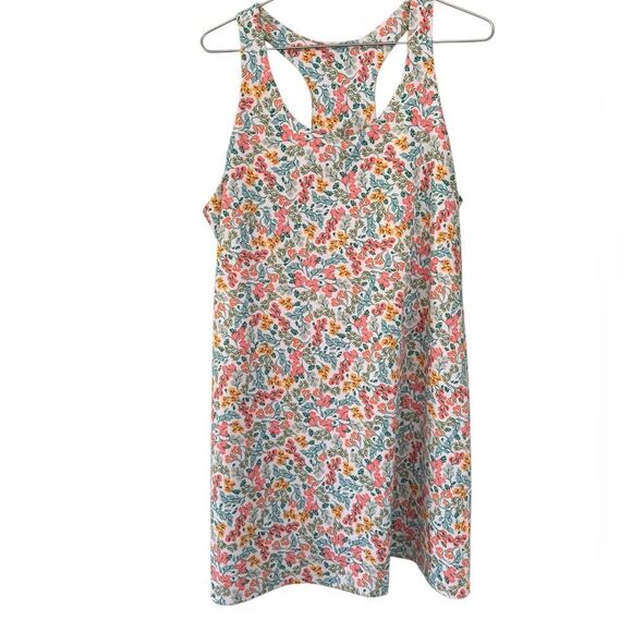 J.Crew Factory Printed racerback active dress in floral Large - Picture 1 of 7